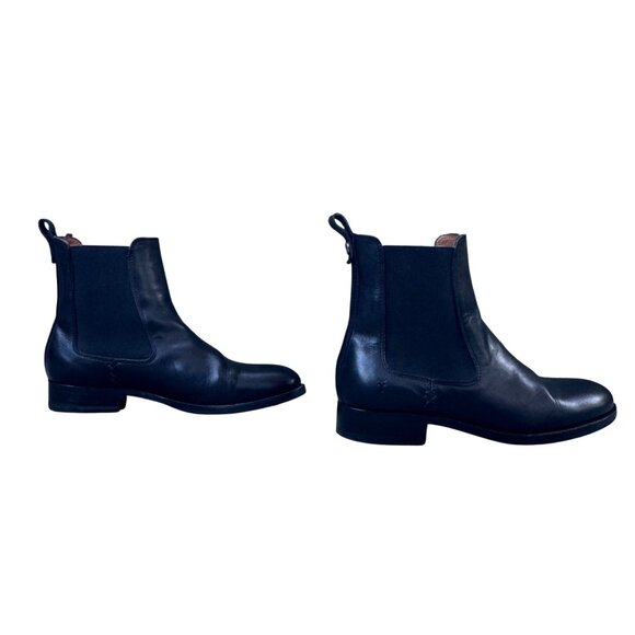 Frye Shoes - FRYE Melissa Chelsea Boots Womens 7 Black Ankle Boot Italian Leather Bootie